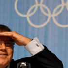 Thomas Bach, presidente del COI, en su comparecencia de este domingo en Río.-AFP / ROBERTO SCHMIDT