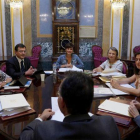 Reunión de la Mesa de la Comisión de Justicia, el pasado 20 de septiembre.-JOSÉ LUIS ROCA