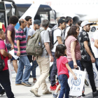 Llegada de refugiados procedentes de Grecia a España.-ICAL