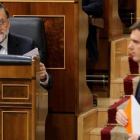 Mariano Rajoy y Albert Rivera, en un pleno del Congreso.-JUAN MANUEL PRATS