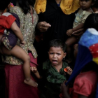 Una niña rohingya refugiada en Bangladesh.-ALKIS KONSTANTINIDIS / AP