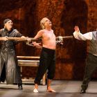 Borja Semprún, Carlos Pinedo y Luis Miguel García en 'Traidor'. | GERARDO SANZ - TEATRO CORSARIO