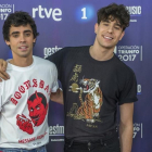 Javier Ambrossi y Javier Calvo, en la presentación de la nueva temporada de OT.-FERRAN SENDRA