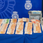 Parte del botín recuperado por la Policía Nacional-EL MUNDO