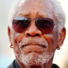 Morgan Freeman posa en el festival de Dauville, donde le rindieron un emotivo homenaje el pasado septiembre.-AP / CHARLY TRIBALLEAU