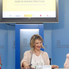 La consejera de Familia e Igualdad de Oportunidades, Alicia García, presenta la actividad que desarrollan los puntos de encuentro familiar de la Comunidad y la 'Guía de buenas prácticas de los puntos de encuentro familiar con los juzgados de CYL-Miriam Chacón / ICAL