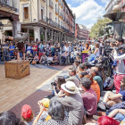 Uno de los actores de Varuma Teatro durante la puesta en escena de ‘Instante’.-PABLO REQUEJO