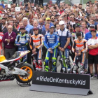 El Mundial ha guardado, hoy, en Mugello (Italia), 69 segundos de silencio en homenaje a Nicky Hayden.-EMILIO PÉREZ DE ROZAS / Enviado especial