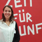 Antonia Hemberger, integrante de la direccion de los Jusos (juventudes socialdemocratas).-ANDREU JEREZ