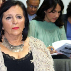 Pilar Abel, en el juzgado.-TANIA TAPIA / ACN