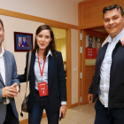 El PSOE de León analiza los resultados de las Elecciones. En la imagen, los candidatos Javier Alfonso Cendón y Andrea Fernández-ICAL