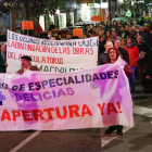 Manifestación por la reapertura del Centro de Especialidades de las Delicias. J.M. LOSTAU