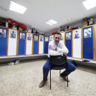 David Pisonero, entrenador del Balonmano Valladolid. - MIGUEL ÁNGEL SANTOS