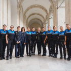 Conmemoración de los 50 años de la incorporación de las mujeres a la Policía Municipal, con la intendente jefa Julia González en medio del cuerpo. PHOTOGENIC