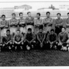EL REAL VALLADOLID DE RUGBY EN LOS AÑOS 60. El libro ‘Historia del Rugby en Valladolid’ indica que el Real Valladolid inició su bautismo en el rugby en Madrid aunque los entrenamientos los realizaba en el Viejo Zorrilla.-EL MUNDO