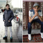 Omar Alshogre, de 21 años, sobrevivió a la cárcel de Saydnaya. A la izquierda, el mes pasado en Estocolmo, donde vive, y a la derecha, en julio del 2015 en Turquía, un mes después de escapar de Siria.-AP