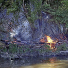 El incendio que tuvo lugar en Simancas-Alberto Mingueza