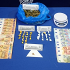 Material incautado en la operacion.-POLICIA NACIONAL