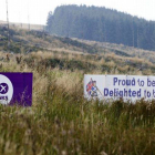 Carteles favorables al 'no', este jueves en Escocia.-Foto: AFP / LESLEY MARTIN