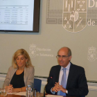 Javier Iglesias, en la presentación.-ICAL
