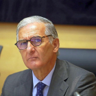 El catedrático Alberto Ureba, en la comisión.-ICAL