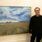 Javier Bolaños, en la Galería Lorenzo Colomo.-ELMUNDO
