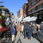 La Alianza sacó sus máquinas a la calle en Burgos a finales de enero para mostrar su rechazo a las multas.-RAÚL G. OCHOA
