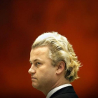 l político ultraderechista holandés, Geert Wilders, en el parlamento nacional en una imagen de archivo.-VALERIE KUYPERS