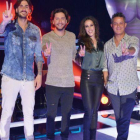 Melendi, Manuel Carrasco, Malú y Alejandro Sanz, los 'coaches' de 'La voz 4'.-MEDIASET