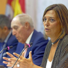 Milagros Marcos junto al director general de Cartif, José Ramón Perán.-ICAL