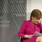 Nicola Sturgeon, este lunes.-POOL / REUTERS