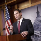 El senador republicano Marco Rubio habla en el Capitolio de Washington.-Foto:   AP / J. Scott Applewhite