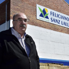 Valentín Sanz Arija, uno de los hijos del fundador de la empresa, en las instalaciones de Almenar.-V. GUISANDE