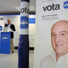 El presidente de la Diputación y candidato a la reelección, Jesús Julio Carnero, ayer en la presentación del programa para la provincia.-Ical