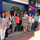 Miembros de la organización y voluntarios en la inauguración de la nueva sede en el barrio de Delicias.-MÉDICOS DEL MUNDO
