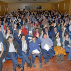 Los alcaldes de los municipios de la Mancomunidad durante la reunión de ayer en la que se aprobaron los estatutos.-J.M. LOSTAU