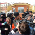 Salida de Victor Rodríguez, 'Viti', unos de los jugadores de la Arandina imputado por agresión sexual de la carcel de Burgos-ICAL
