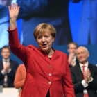 Angela Merkel, en el congreso de la CDU.-AP / Martin Meissner