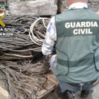 Cinco detenidos por robar 320 kilos de cobre y material agrícola en varios pueblos de León-GUARDIA CIVIL LEÓN