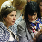 Las representantes de Vox en el recuento de la Junta Electoral de Zona, en una imagen de archivo.-ICAL