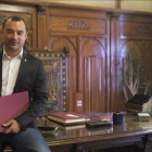 Jordi Ballart, alcalde de Terrassa, en el ayuntamiento.-JOSEP GARCIA