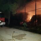 Imagen del incendio originado en Matapozuelos.-DIPUTACIÓN VALLADOLID