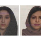 Las hermanas Tala Farea (i), de 16 años, y Rotana Farea (d), de 22.-EPA/NYPD/EFE