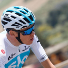Chris Froome, durante la quinta etapa del Giro.-/ LUK BENIES (AFP)