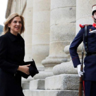 La infanta Cristina a su llegada al monasterio de San Lorenzo del Escorial.-EFE / JUAN CARLOS HIDALGO
