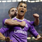 Cristiano Ronaldo celebra un gol en la final de la Champions.-REUTERS