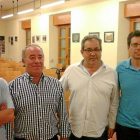 Jesús Cuadrado (CI), José Luis Posac (Toma La Palabra) Javier Herrera (PSOE) y Javier Puerto (Ciudadanos).-E.M.