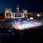 Vista panorámica del Valladolid Master en la Plaza Mayor en el inicio del cuadro de 1/16 de final. / MONTSE ÁLVAREZ