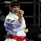 La campeonísima karateka de Talavera de la Reina Sandra Sánchez.-