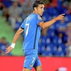 Jaime Mata con la camiseta azulona.-GETAFE.COM